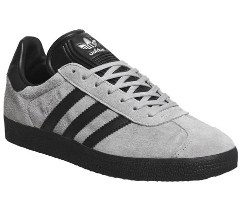 adidas gazelle grey black exclusive.